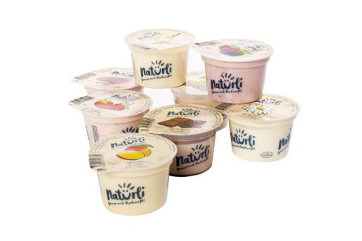 Joghurt assortiert Frucht