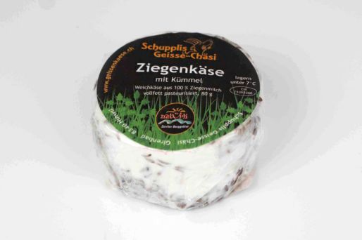 Ziegenkäse mit Kümmel