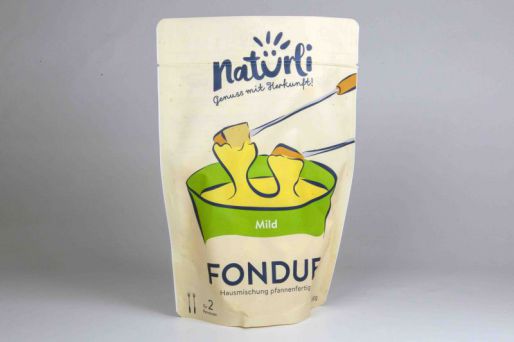 1 natürli Fondue Pfannenfertig Mild
